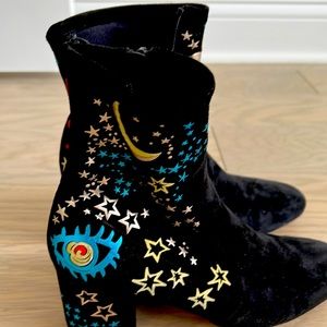 Valentino Astro Couture Mid-Calf booties